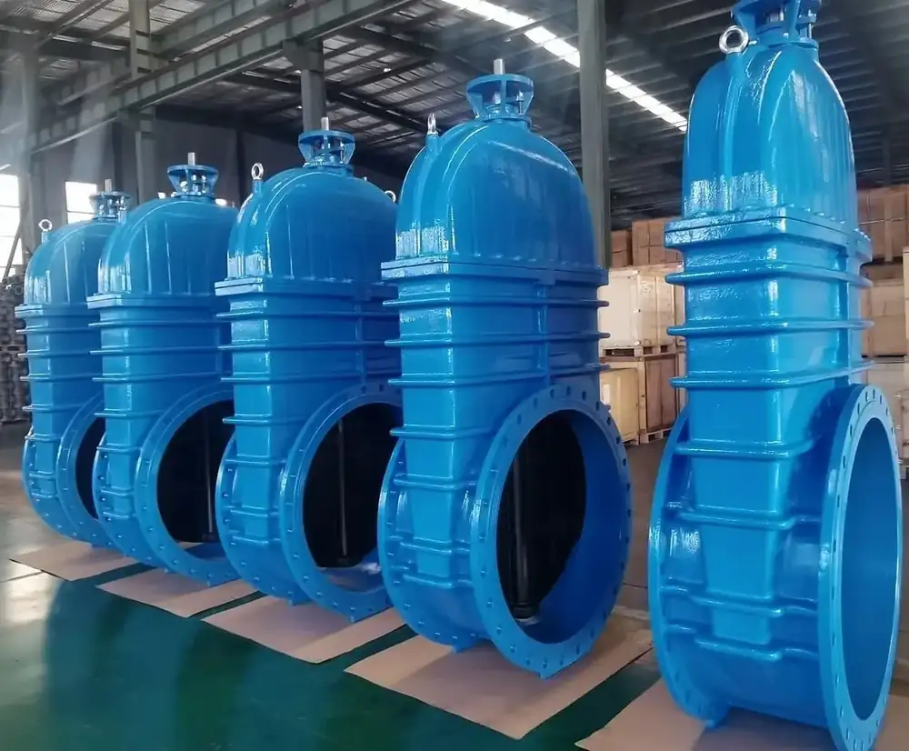 Blue resilient-seat gate valves